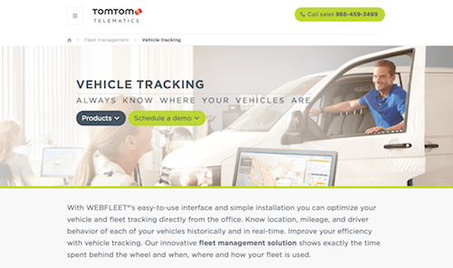 TomTom远程通信网络舰队
