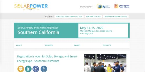 加州太阳能展2020